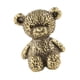 thumbnail image 3 of Tirador de cajón con forma de oso de latón, decorativo, para decoración del hogar, pomo para armario Bronce, 3 of 9