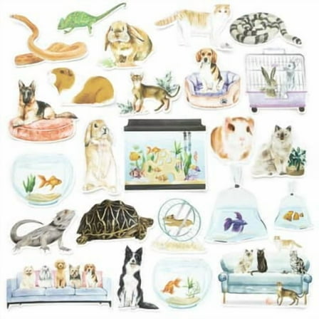 12 Pack: Pets Die Cut Stickers by Recollections