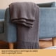 thumbnail image 5 of Manta De Punto Bedsure, Suave, Cálida, Acogedora, Ligera, Decorativa, Con Borlas Para Sofá, Cama, Sofá, Viaje Vogacara HA027356-04, 5 of 6