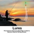 thumbnail image 1 of 25pcs Luminous Bead Steel Hook Nylon Line Fishing Rig Tackle Accessory, 1 of 11