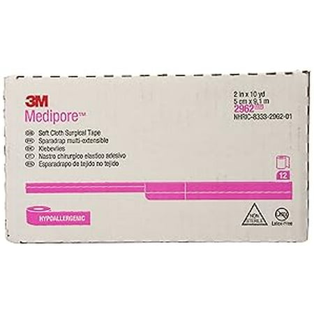 Medipore Hypoallergenic Soft Cloth Surgical Tape 2" x 10 yds.