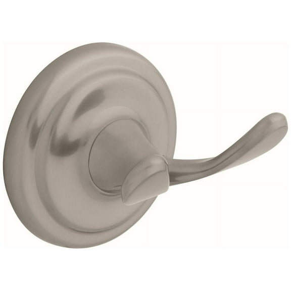Franklin Brass 9002SN 3.03 L in. Jamestown Double-Robe Hook - Satin Nickel - 1 Pack
