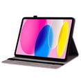 thumbnail image 4 of Allytechgroup iPad 11th Gen 11" Case 2025, iPad 10th Gen 10.9" Case 2022, Embossed Rose & Butterfly Flip Cover Stand Auto Sleep Wake Protective Shockproof Case Shell for Apple iPad 11/ iPad 10,Pink, 4 of 8