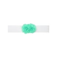 thumbnail image 1 of Cinturón elástico de doble flor de chiffon grande para mujer INSPIRE CHIC, corsé elegante para vestido, 26.8x2.4 pulgadas, verde menta, 1 of 6