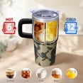 thumbnail image 6 of Camo 20oz Stainless Steel Tumbler with Handle and Straw – Insulated Travel Cup with Sliding Lid, 360° Full Wrap Printed Mug for Home, Outdoor & Sports Use, Camouflage, 6 of 6