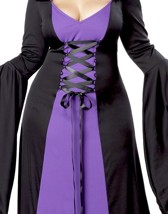 Deluxe Hooded Robe Plus Size Costume (Purple) 