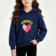 thumbnail image 3 of NAISIBABY Girls Casual Hooded Sweatshirt – Print Relaxed Long Sleeve Pullover Top for Kids Navy Size 12M, 3 of 6