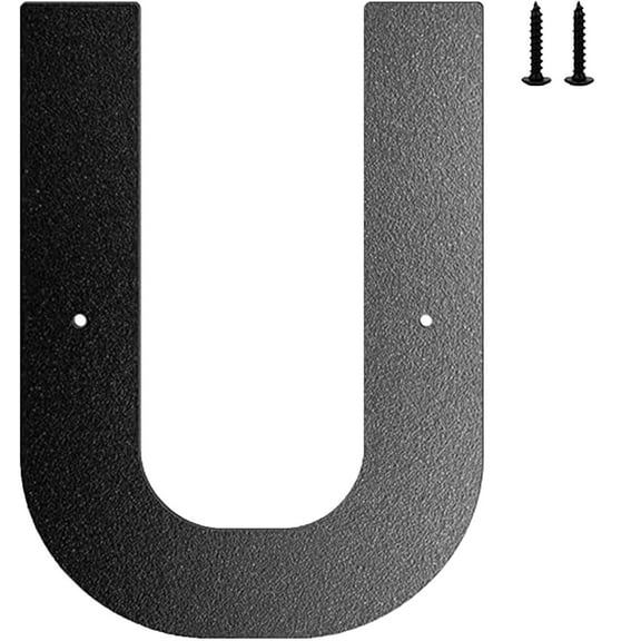 6" Premium Modern Black Metal House Numbers & Letters for Outdoors, Weatherproof Address Plaque with Pre-Drilled Holes for Easy Installation on Mailboxes, Homes, Or Gardens