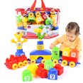 thumbnail image 1 of Kids Building Block Developmental Preschool Building Block Building Toy, 1 of 10