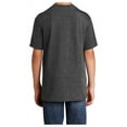 thumbnail image 3 of Yellow Rooster Youth Core Cotton T-Shirts Dark Heather Grey XS, 3 of 7