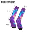 thumbnail image 5 of Bingfone Compression Socks For Women And Men Long Socks For Running Athletic Cycling Nurse-Elephant In Tribal Style, 5 of 9
