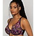 thumbnail image 6 of Sheer Mesh Plunge T-Shirt Bra - Retro Roses, 6 of 6