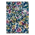 thumbnail image 3 of Unique Loom Bloom Collection Area Rug - Hyacinth (10' x 14' Rectangle Navy Blue/Light Blue), 3 of 7