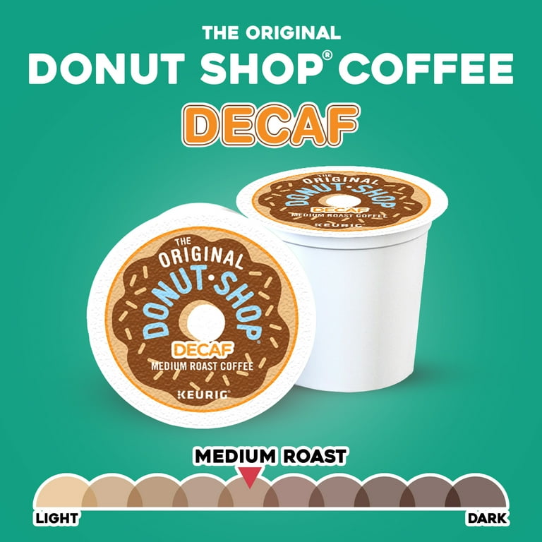 The Original Donut Shop Decaf K-Cups, Medium Roast, 24 Count for Keurig  Brewers - Walmart.com