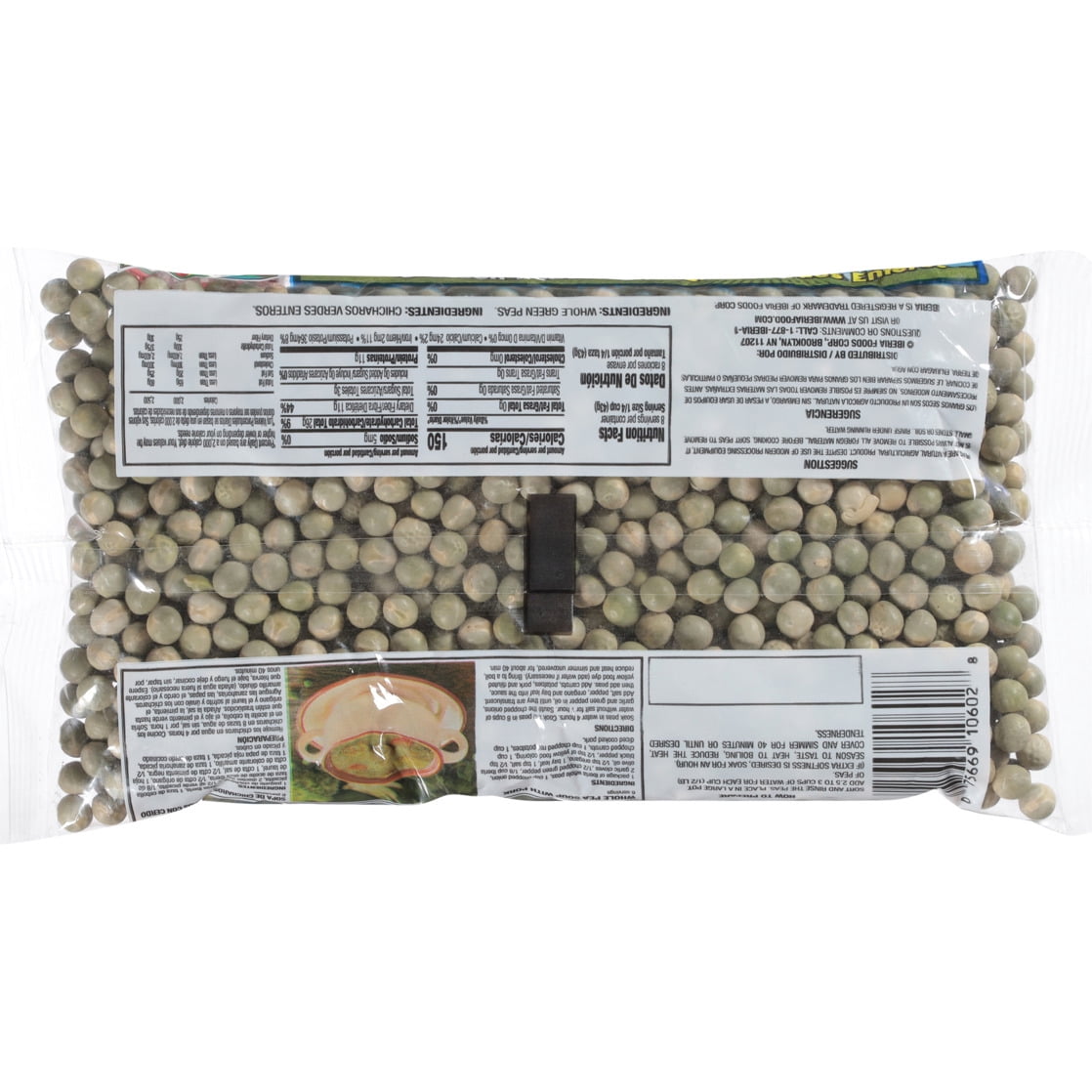Iberia Whole Green Peas 12 oz