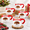 Red, Brown-6-11 oz, variant on Red 6 Pack 16 oz Ceramic Santa Themed Coffee Mug Set for Tea Hot Chocolate