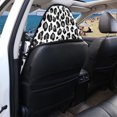 thumbnail image 5 of FUIALDOLG Car Seat Towel Cover, Compatible with Truck Seat Van, Terry Cloth Car Seat Cover for Trucks Cars, Black White Leopard Print Design Design, 5 of 7