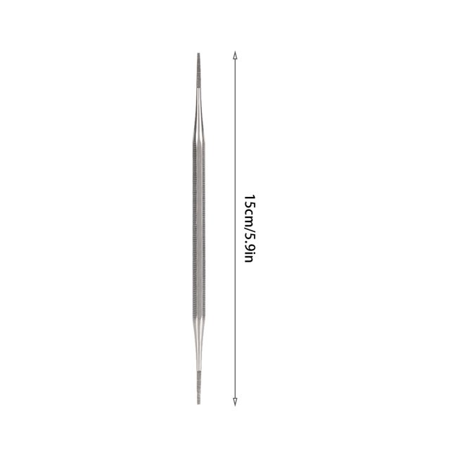 FLAMEEN Pedicure Tool,Stainless Steel Double Head Ingrown Toe Nail File Ingrowing Nail Lifter Pedicure Tool, Pedicure Nail File