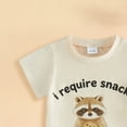 thumbnail image 4 of Toddler Baby Boy Clothes Funny Letter T Shirt Top Elastic Waist Pockets Shorts Set Country Outfit,White, 4 of 6