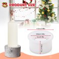 thumbnail image 2 of ZheElen Odorless Candle Holder Mold Easy To Demold And Wash Wide Application Silicon Made Silicone Mold 1Set, 2 of 6