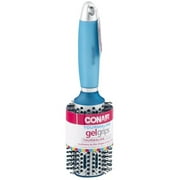 Conair Tourmaline Assorted Color Gel Grips Nylon Round Brush, Large