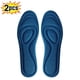thumbnail image 1 of Plantillas ortopédicas de espuma viscoelástica para zapatos, 4 piezas, desodorización antibacteriana, absorción del sudor, almohadillas deportivas para correr, 1 of 4