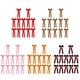 thumbnail image 4 of Yuarrent 12 Lazos de Terciopelo para Árbol de Navidad, Adornos Navideños para Decoración de Interiores, Lazos de Terciopelo de Moda para Kits de decoración para fiestas rosa, 4 of 6