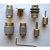 Stained Glass Diamond Grinder Head Bit 7 Sizes Quality Brass Core