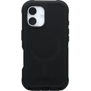 OtterBox iPhone 16 (Only) - Defender Series MagSafe Case - Black - Case Only - Built-in Magnets - Screenless - Rugged & Durable - with Port Protection - Non-Retail Packaging