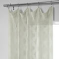 thumbnail image 3 of Calais Tile Patterned Faux Linen Sheer Curtain (1 Panel), Calais Tile, 50W X 84L, 3 of 8