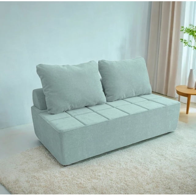 Sillon De Espuma Naap Concept Nest Doble France 5 Piezas Blue Ice