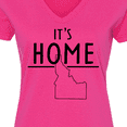 thumbnail image 4 of Inktastic It's Home- State of Idaho Outline Women's V-Neck T-Shirt, 4 of 5