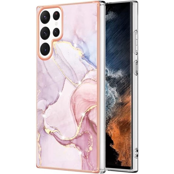 Samsung Galaxy S23 Ultra 5G Case, Samsung S23 Ultra Phone Case Marble Pattern Slim Design, Duale Layer, Shockproof. Military Grade Protection Cover for Samsung Galaxy S23 Ultra 5G