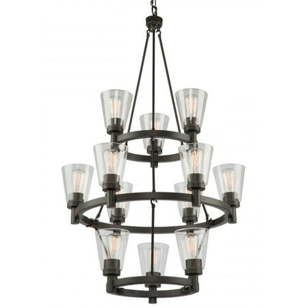 

Artcraft Lighting Ac10762 Clarence 12 Light 29 Wide Chandelier - Bronze