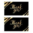 thumbnail image 1 of 100pcs Black Gold Thank You for Supporting My Small Business Cards, Thank You Cards, 2 x 3.5 Inch, 1 of 5