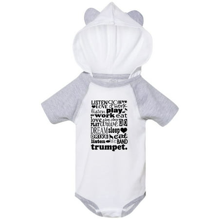 

Inktastic Trumpet Marching Band Gift Gift Baby Boy or Baby Girl Bodysuit