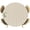 Beige, Cream, variant on Round Fitted Tablecloths with Elastic Edge Minimalist White Dotted Line on Gray Oil-Proof Waterproof Wipeable Table Cover for Kitchen Dining Party Decor Polka Dot Stripe Table Clothes,36" - 44"
