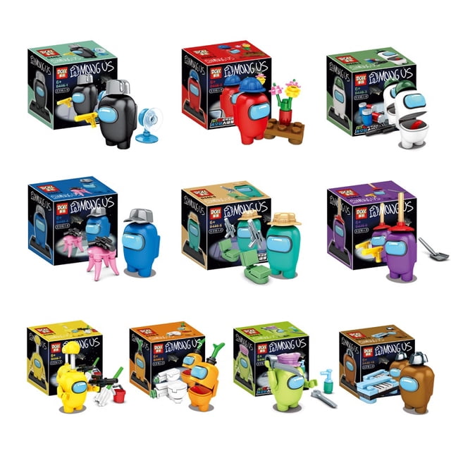 Among us Sorpresa Lego Bloques De Construcción Juguetes Ensamblados Para Niños