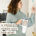 thumbnail image 4 of Aunt Gifts - Aunt Gifts from Niece, Nephew - Gifts for Aunt, Auntie Gifts - Aunt Birthday Gift, Mothers Day Gifts for Aunt, Aunt Valentine Gifts - Gifts for New Aunt, To Be Aunt - 40 Oz Tumbler, 4 of 6