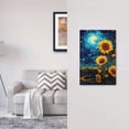 thumbnail image 5 of Daiia Vintage Starry Sky Sunflower Pattern Decorator Wall Plate Child Safe Outlet Cover, Switch and Outlet Covers,Size 1-Gang 5.0" x3.0" , Polycarbonate Thermoplastic-Style V, 5 of 6