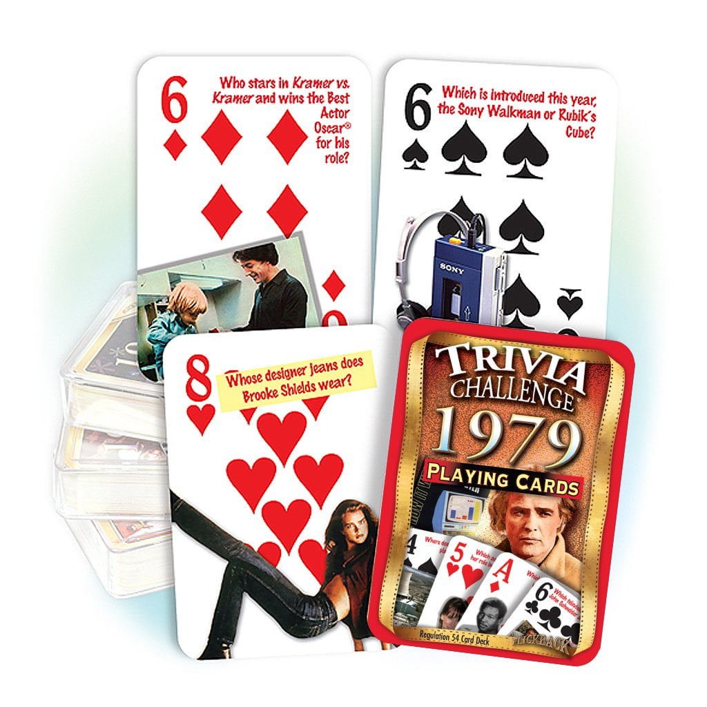 Flickback 1979 Trivia Playing Cards Happy 40th Birthday Or 40th Walmart Canada
