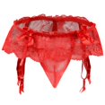 thumbnail image 2 of VONCOS Womens Red Lace Panties One Size - Romantic Underwear with Bow, Comfortable Stretch Everyday & Special Occasion,Size Free Size, 2 of 2