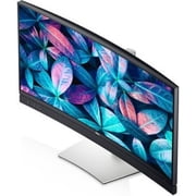 Dell C3422WE 34.1 WQHD Curved Screen Edge WLED LCD Monitor - 21:9 - Platinum Silver, Platinum Silver