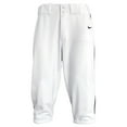 thumbnail image 1 of Nike Team Vapor Pro High Knickers Piped Men's Baseball Pants, White/Navy, XXL, 1 of 5