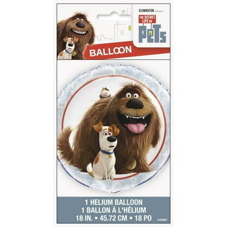 18" Foil The Secret Life Of Pets Balloon