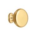 thumbnail image 2 of Deltana KR114CR003 Knob Round Solid in PVD Polished Brass, 2 of 2