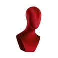 thumbnail image 1 of TISHITA Mannequin de Buste Tête Support Polyvalent pour Coiffe Usage Commercial Chapeaux Rouge, 1 of 8