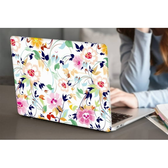 KSK KAISHEK Hard Shell for MacBook Air 13.6 Inch 2022.0 A2681 m2, Flower 15