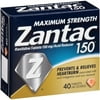 Zantac 150mg Maximum Strength Ranitidine Acid Reducer Tablets, 40ct
