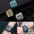 thumbnail image 3 of Digital Sport Watch, LED Night Light, Stopwatch, Weekly Calendar, Shock and Scratch Resistant, 50M Waterproof, 12/24 Hour System, Stylish Design, for Men Outdoor Activities, 3 of 7